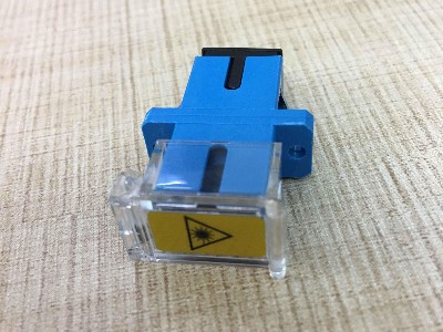 SC UPC SM SX 有耳透明側(cè)翻蓋適配器