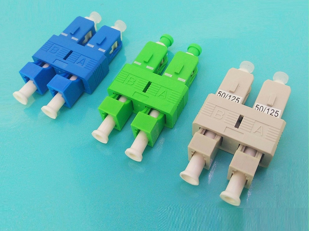 SC公-LC母雙工光纖適配器 SC公-LC母雙工光纖適配器