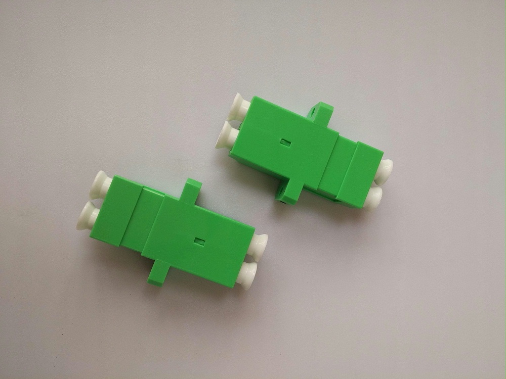 LC APC SM DX 一體光纖適配器，耦合器