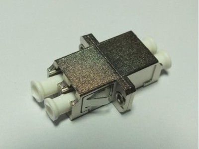LC UPC SM DX 金屬光纖適配器，耦合器