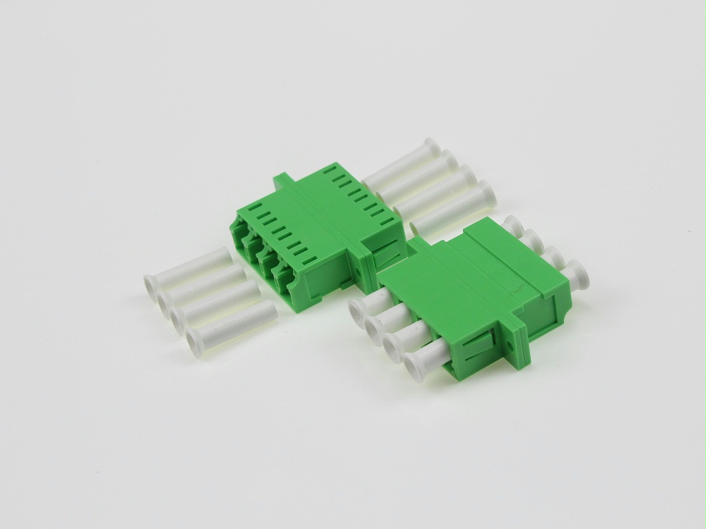 LC APC SM 4C 有耳光纖法蘭頭 LC APC SM 4C 有耳光纖法蘭頭