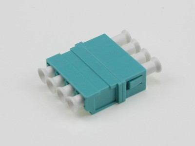 LC PC OM3 4C 無耳光纖法蘭盤