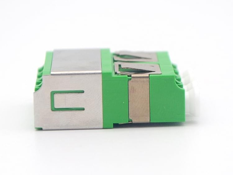 LC APC IS型 四聯(lián)光纖適配器，耦合器