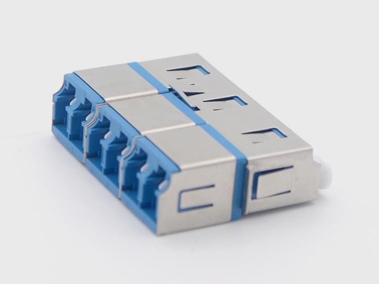 LC UPC 六聯(lián)光纖適配器，耦合器