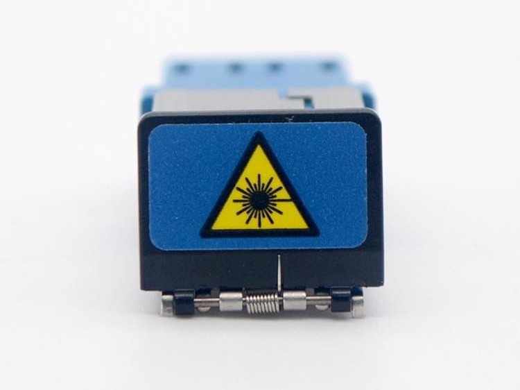 LC 單模 雙工 帶蓋光纖適配器，耦合器