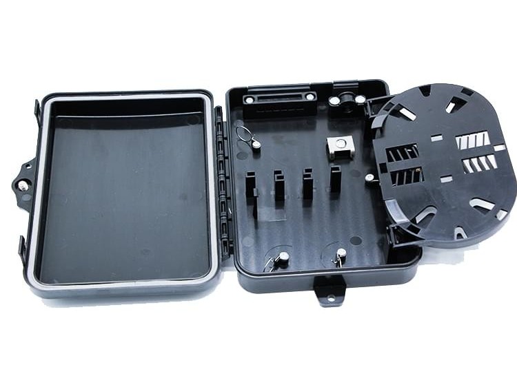 6口 黑色分纖箱，光纖箱