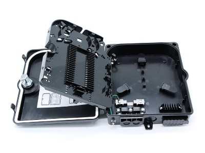 12口 黑色分纖箱，光纖箱