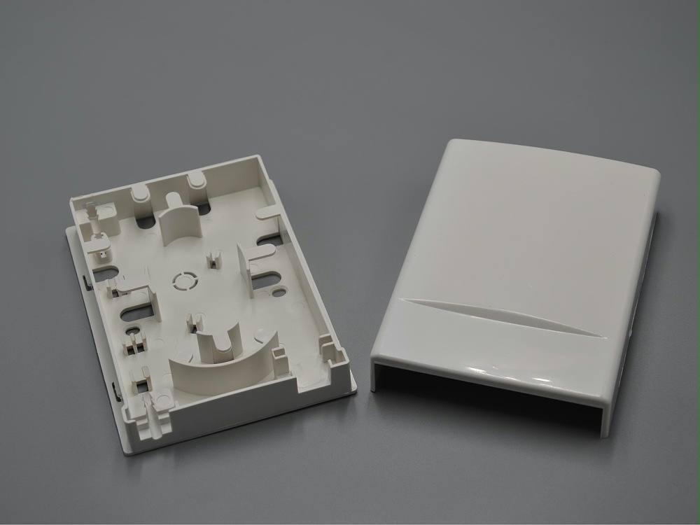 1口 帶堵頭 光纖面板，光纖桌面盒