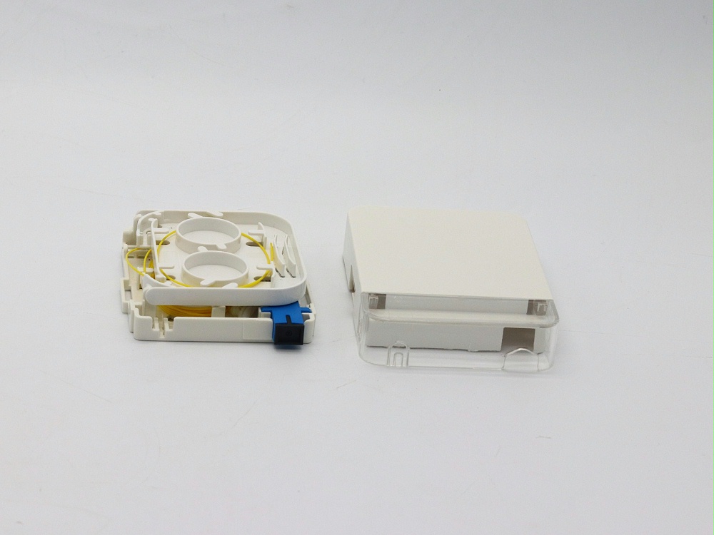 1口光纖面板，光纖桌面盒