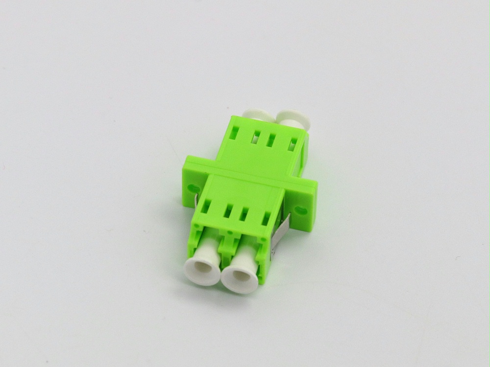 LC OM5 DX 有耳光纖適配器，法蘭盤(pán)