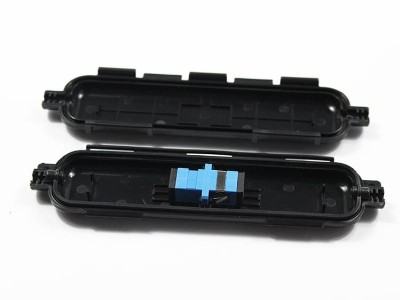 1進1出光纖皮線保護盒