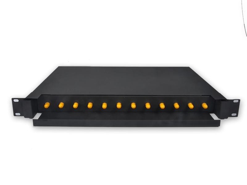 12口 ST接口 抽拉式光纖終端盒