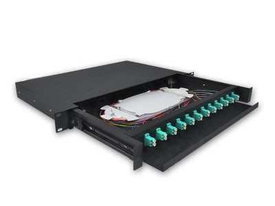 12口 LC雙工 抽拉式光纖終端盒