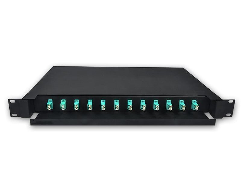 12口 LC雙工 抽拉式光纖終端盒 12口 LC雙工 抽拉式光纖終端盒