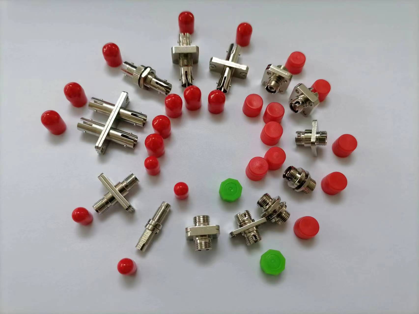 ST方形光纖適配器FC 金屬光纖法蘭