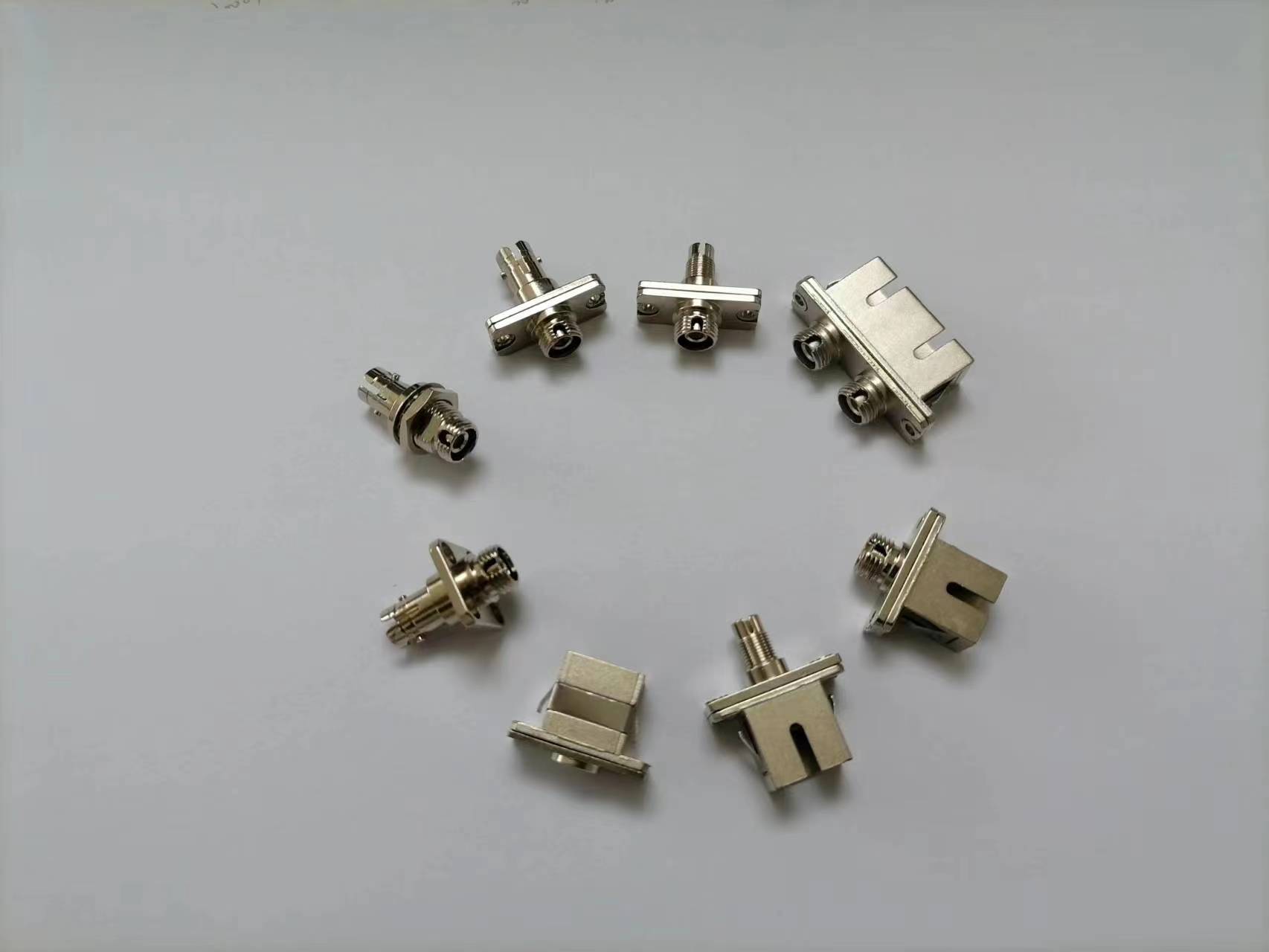 ST方形光纖適配器FC 金屬光纖法蘭 ST方形光纖適配器FC 金屬光纖法蘭