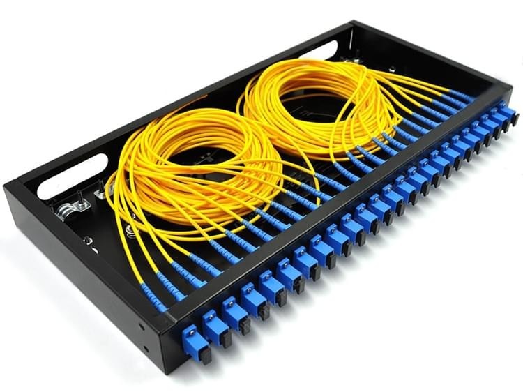 24口 SC接口機架式光纖終端盒 24口 SC接口機架式光纖終端盒