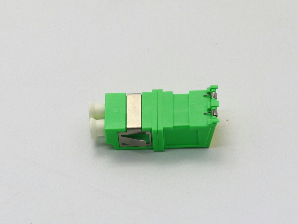 LC APC SM DX 翻蓋光纖適配器，耦合器