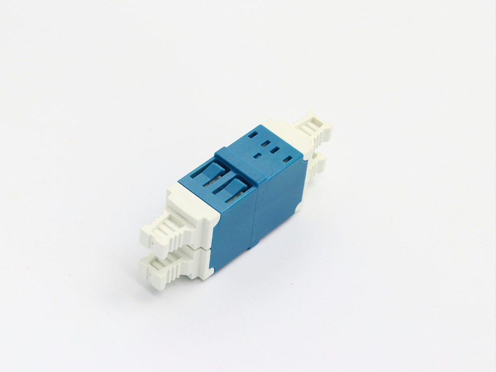 LC SM DX 無耳光纖適配器，耦合器