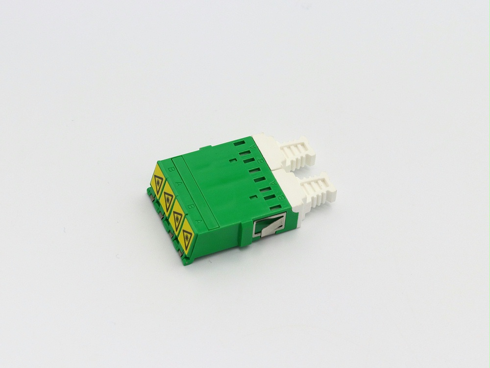 LC SM 四聯(lián) 無耳防激光光纖適配器，耦合器