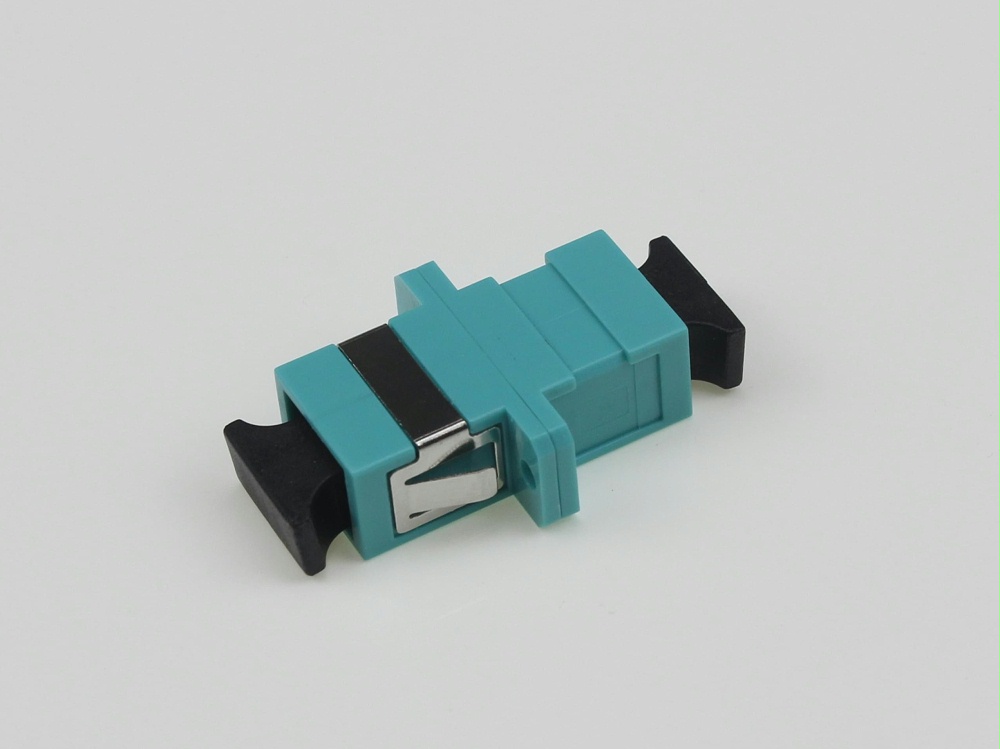 SC OM3 SX 水綠色 分體有耳適配器 SC OM3 SX 水綠色 分體有耳適配器