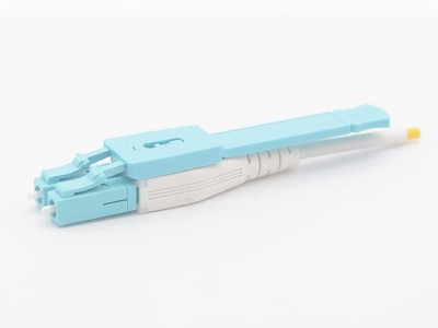 LC OM3 V4 uniboot 帶拉桿光纖連接器