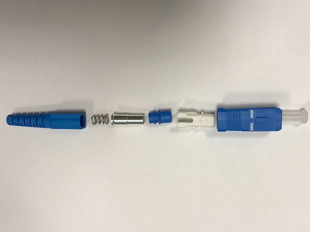 SC SX 壓接式，卡扣式皮線光纖連接器