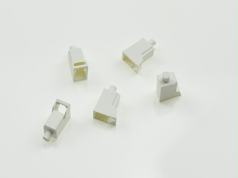 LC 帶柄防塵帽，外置防塵帽，透明夾扣，光纖連接器